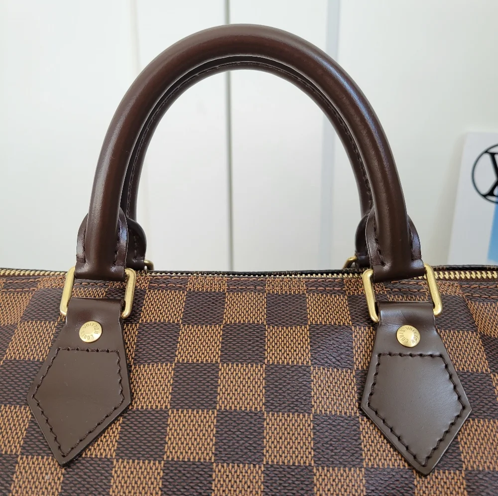 Louis Vuitton Speedy 35 Damier Ebene Handbag